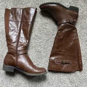Relativity Knee High Brown Boots